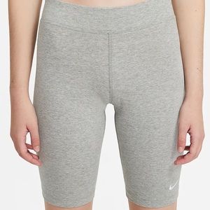 Nike grey biker shorts